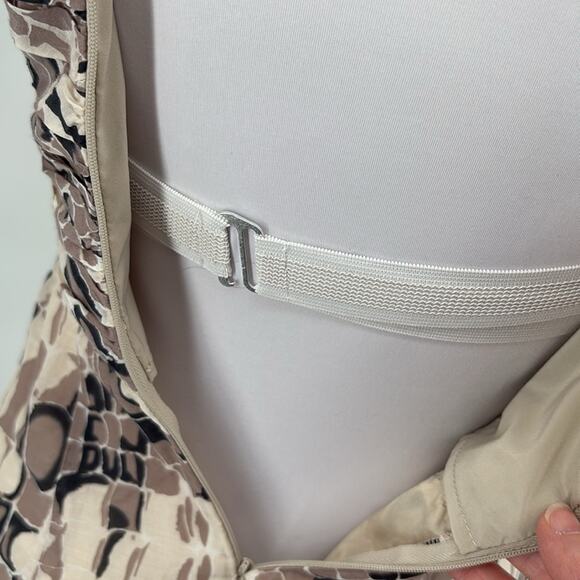 Nanette Lepore Women’s Snakeskin Print Cotton Silk Cami Top Removable Straps 4 - Picture 4 of 13